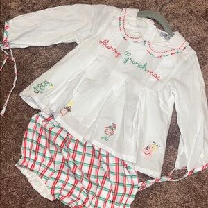 Fun Embroidered Merry Grinchmas Set